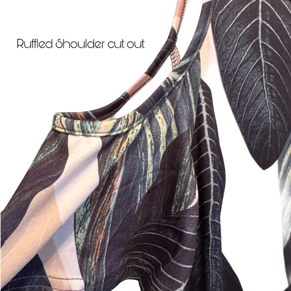 NWT Women’s Floral Print Casual Loose Sundress Size M - Picture 6 of 8